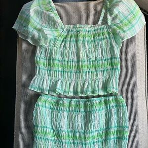 Zara two piece cute summer set!